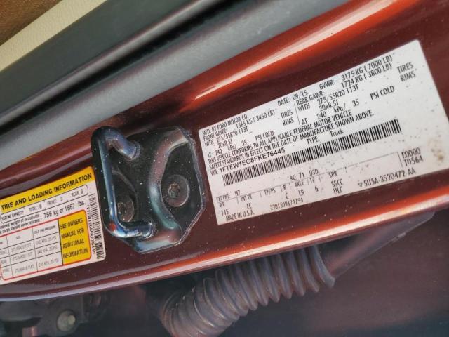 Photo 10 from auction – 2015 FORD F150 SUPER with VIN 1FTEW1EG8FKE76445