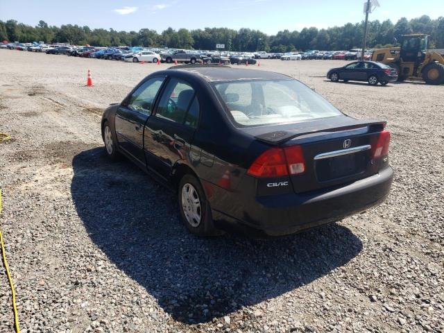 Photo 3 from auction – 2001 HONDA CIVIC EX with VIN 2HGES26761H568817