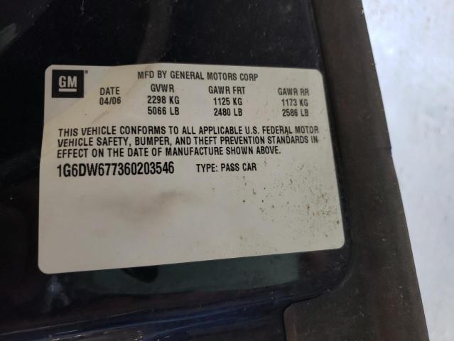 Photo 10 from auction – 2006 CADILLAC STS with VIN 1G6DW677360203546