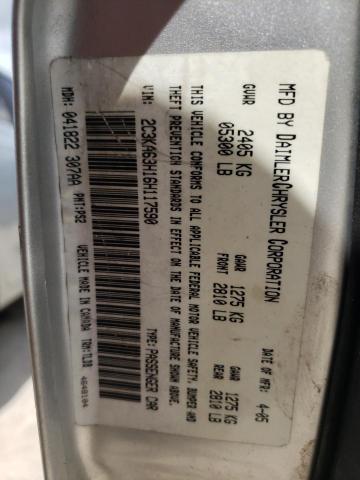 Photo 10 from auction – 2006 CHRYSLER 300C with VIN 2C3KA63H16H117590