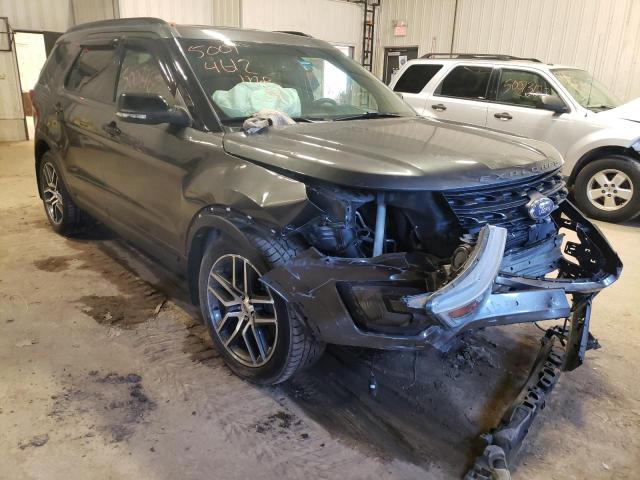FORD EXPLORER S 2017 with VIN 1FM5K8GT4HGA38313 - Photo from auction