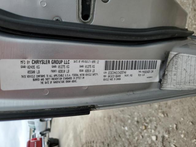 Photo 10 from auction – 2012 CHRYSLER 300 LIMITE with VIN 2C3CCAHG1CH225740