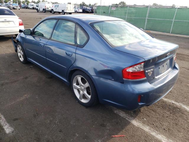 Photo 3 from auction – 2009 SUBARU LEGACY 2.5 with VIN 4S3BL616697223587