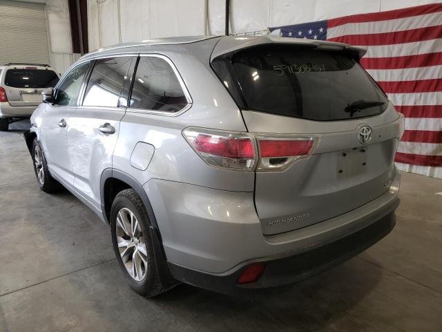 Photo 3 from auction – 2014 TOYOTA HIGHLANDER with VIN 5TDJKRFH7ES064654