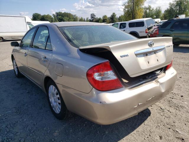 Photo 3 from auction – 2002 TOYOTA CAMRY LE with VIN JTDBE32K020068151