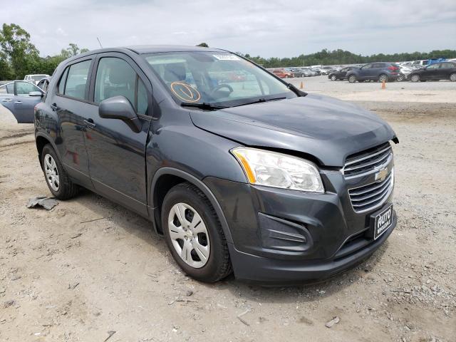 CHEVROLET TRAX LS 2016 with VIN 3GNCJKSB4GL122319 - Photo from auction
