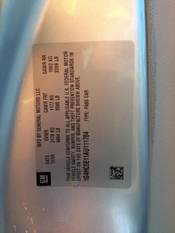 Photo 10 from auction – 2010 BUICK LUCERNE CX with VIN 1G4HC5E11AU111784