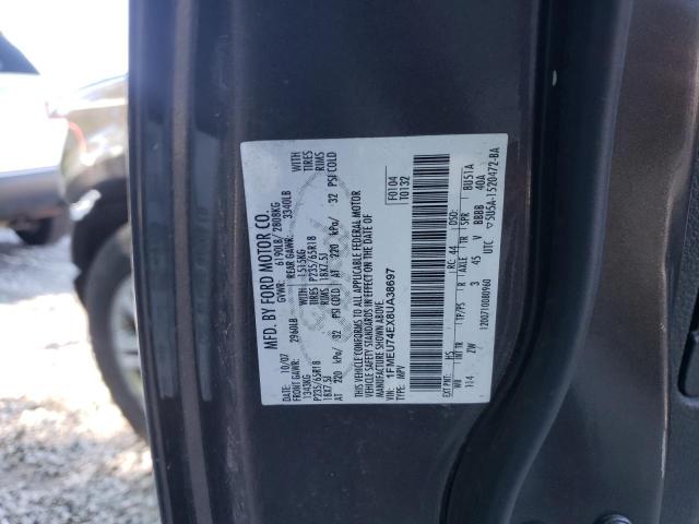 Photo 10 from auction – 2008 FORD EXPLORER E with VIN 1FMEU74EX8UA38697