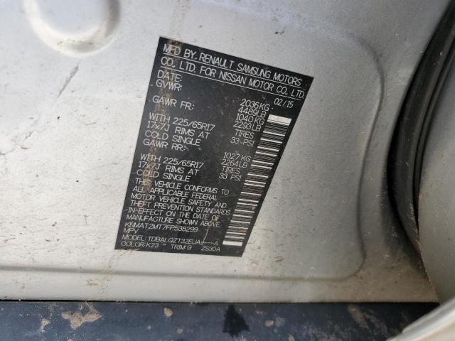 Photo 10 from auction – 2015 NISSAN ROGUE S with VIN KNMAT2MT7FP538299