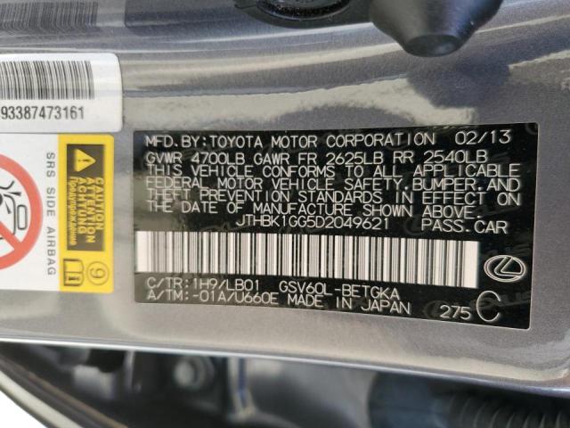Photo 10 from auction – 2013 LEXUS ES 350 with VIN JTHBK1GG5D2049621