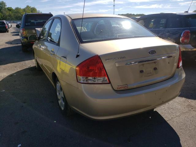 Photo 3 from auction – 2009 KIA SPECTRA EX with VIN KNAFE222X95660534
