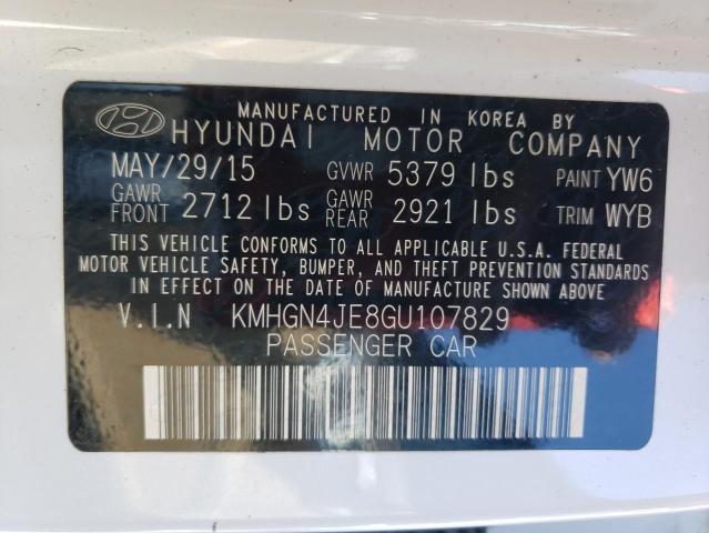 Photo 10 from auction – 2016 HYUNDAI GENESIS 3. with VIN KMHGN4JE8GU107829