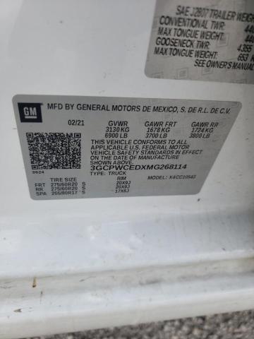 Photo 10 from auction – 2021 CHEVROLET SILVERADO with VIN 3GCPWCEDXMG268114