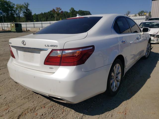 Photo 4 from auction – 2010 LEXUS LS 460 with VIN JTHCL5EF0A5006561