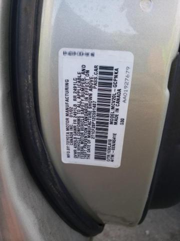 Photo 10 from auction – 2002 TOYOTA CAMRY SOLA with VIN 2T1CF28P12C591487