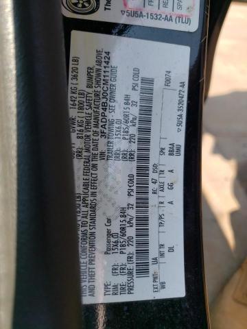 Photo 10 from auction – 2012 FORD FIESTA SE with VIN 3FADP4BJ0CM111424