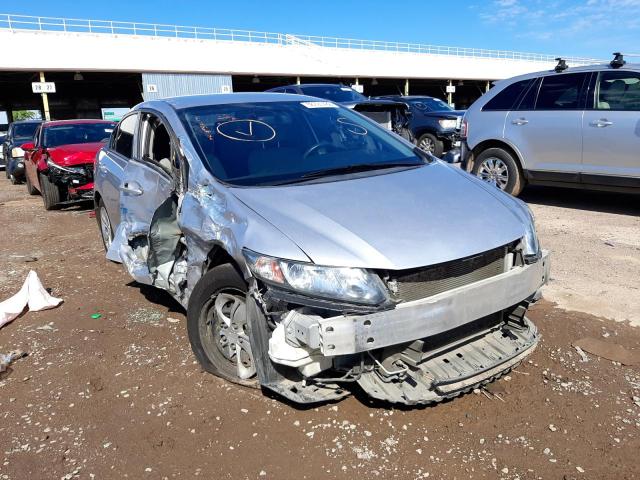 HONDA CIVIC LX 2013 with VIN 19XFB2F50DE034360 - Photo from auction