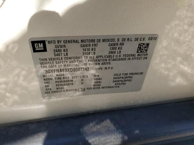 Photo 10 from auction – 2013 CADILLAC SRX with VIN 3GYFNAE3XDS607343
