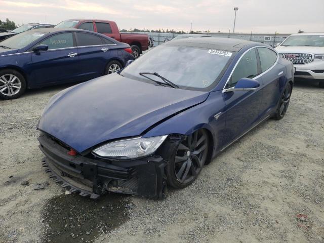Photo 2 from auction – 2015 TESLA MODEL S 70 with VIN 5YJSA1S28FF091720
