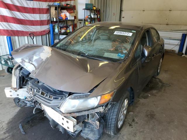 Photo 2 from auction – 2012 HONDA CIVIC LX with VIN 2HGFB2F50CH528805