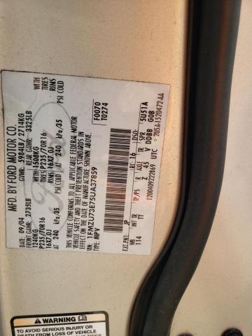 Photo 10 from auction – 2005 FORD EXPLORER X with VIN 1FMZU73E75UA37859