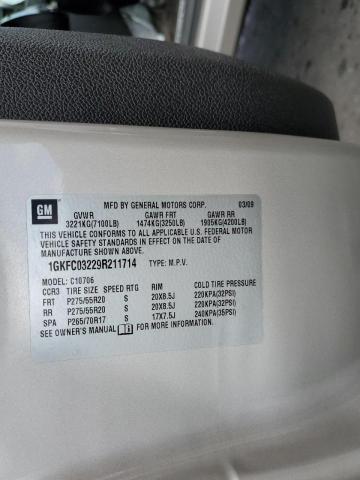 Photo 10 from auction – 2009 GMC YUKON DENA with VIN 1GKFC03229R211714