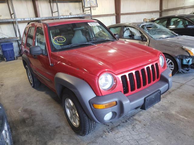 JEEP LIBERTY SP 2004 with VIN 1J4GL48K04W229519 - Photo from auction