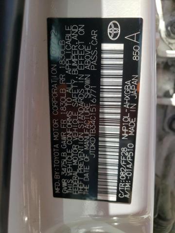 Photo 10 from auction – 2012 TOYOTA PRIUS C with VIN JTDKDTB34C1516771