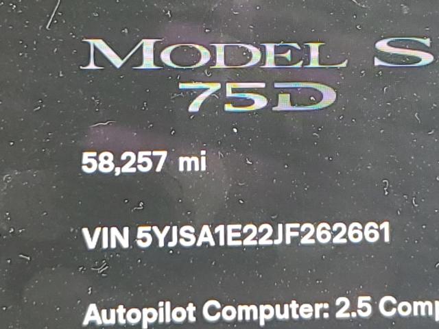 Photo 8 from auction – 2018 TESLA MODEL S with VIN 5YJSA1E22JF262661