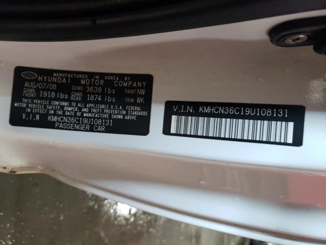 Photo 10 from auction – 2009 HYUNDAI ACCENT SE with VIN KMHCN36C19U108131