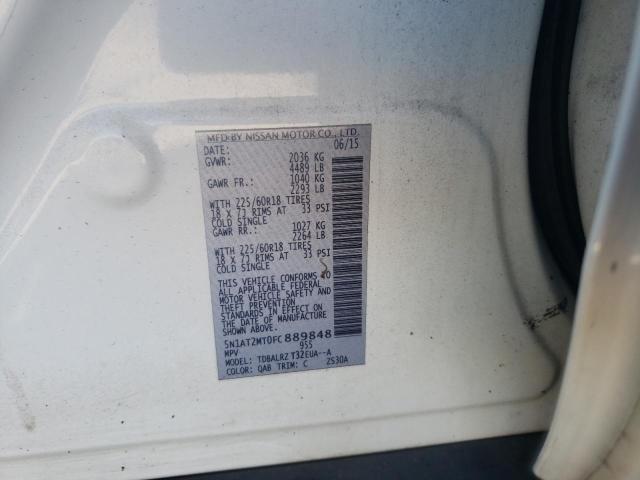 Photo 10 from auction – 2015 NISSAN ROGUE S with VIN 5N1AT2MT0FC889848