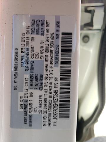Photo 10 from auction – 2021 MAZDA CX-5 TOURI with VIN JM3KFACM5M1377846