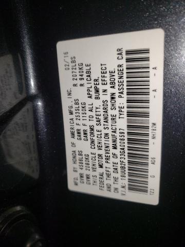 Photo 10 from auction – 2016 ACURA TLX with VIN 19UUB2F33GA006597