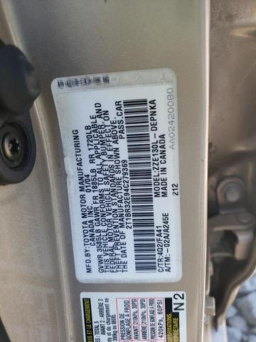 Photo 10 from auction – 2004 TOYOTA COROLLA CE with VIN 2T1BR32E94C279369