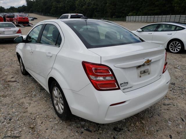 Photo 3 from auction – 2017 CHEVROLET SONIC LT with VIN 1G1JD5SH5H4150207