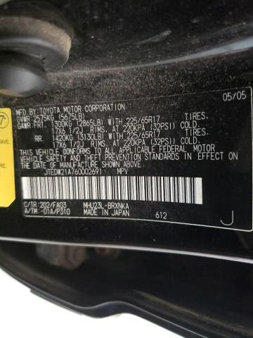 Photo 10 from auction – 2006 TOYOTA HIGHLANDER with VIN JTEDW21A760002691