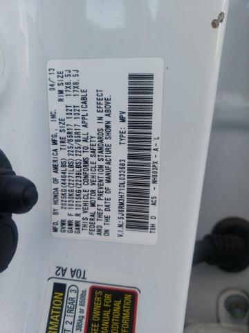 Photo 10 from auction – 2013 HONDA CR-V EXL with VIN 5J6RM3H71DL033683