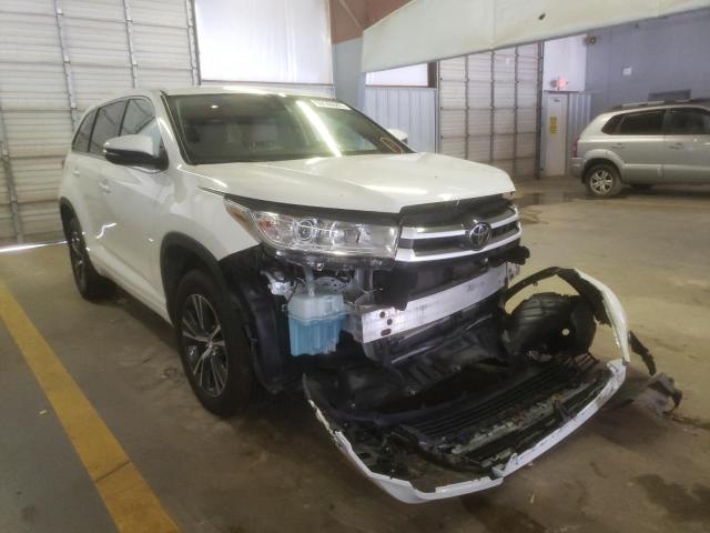 Photo 1 from auction – 2018 TOYOTA HIGHLANDER with VIN 5TDZARFH5JS039350