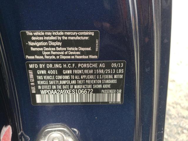 Photo 10 from auction – 2014 PORSCHE 911 CARRER with VIN WP0AA2A9XES106672