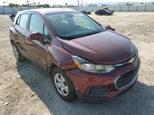 CHEVROLET TRAX LS 2017 with VIN 3GNCJKSB1HL273250 - Photo from auction