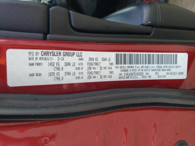 Photo 10 from auction – 2014 JEEP GRAND CHER with VIN 1C4RJEAG7EC453552