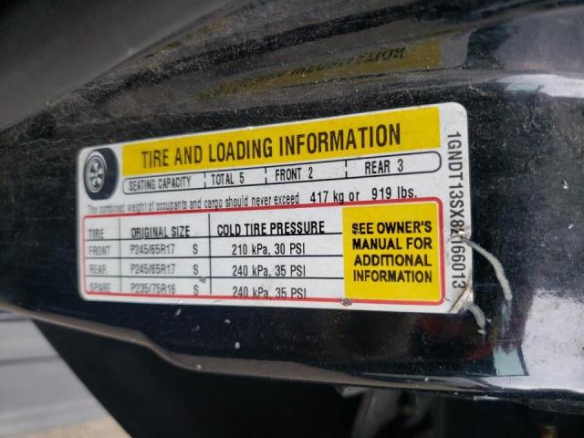 Photo 10 from auction – 2008 CHEVROLET TRAILBLAZE with VIN 1GNDT13SX82166013