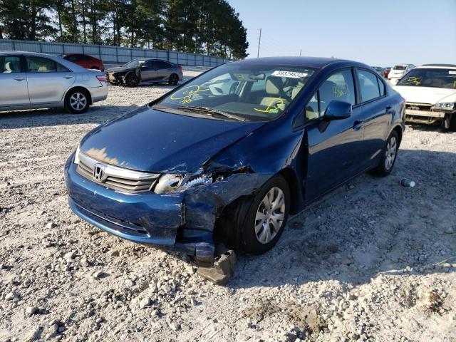Photo 2 from auction – 2012 HONDA CIVIC LX with VIN 2HGFB2F58CH564421