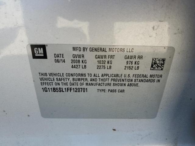 Photo 10 from auction – 2015 CHEVROLET MALIBU LS with VIN 1G11B5SL1FF120701