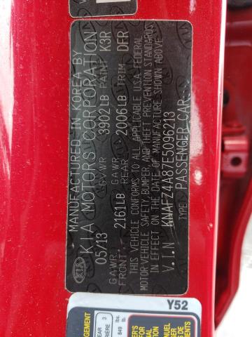 Photo 10 from auction – 2014 KIA FORTE EX with VIN KNAFZ4A87E5096213