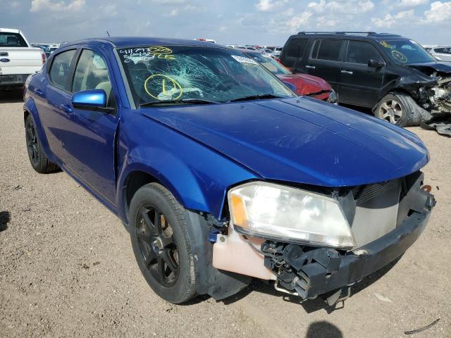 DODGE AVENGER SX 2012 with VIN 1C3CDZCB7CN243707 - Photo from auction