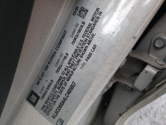 Photo 10 from auction – 2020 CHEVROLET SPARK 1LT with VIN KL8CD6SA4LC465807