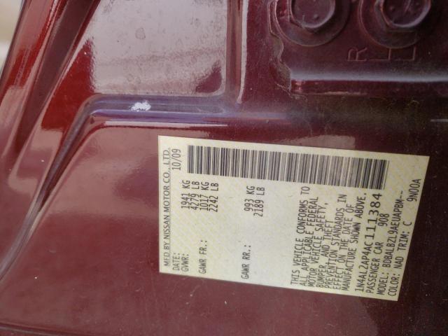 Photo 10 from auction – 2010 NISSAN ALTIMA BAS with VIN 1N4AL2AP4AC111384