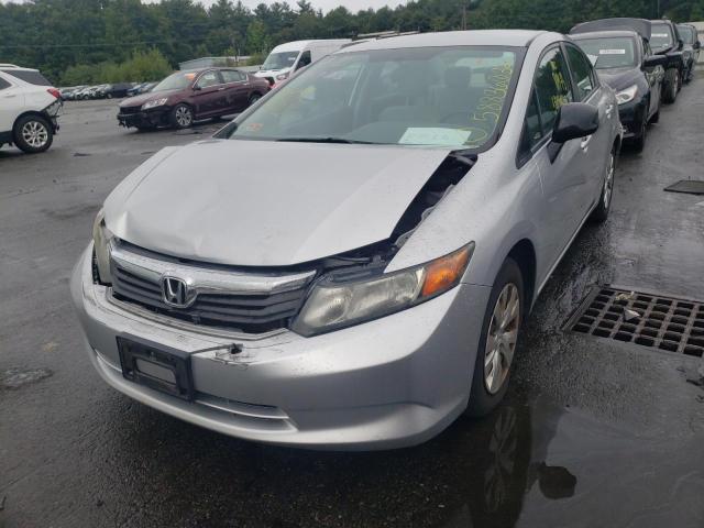 Photo 2 from auction – 2012 HONDA CIVIC LX with VIN 2HGFB2F52CH315631