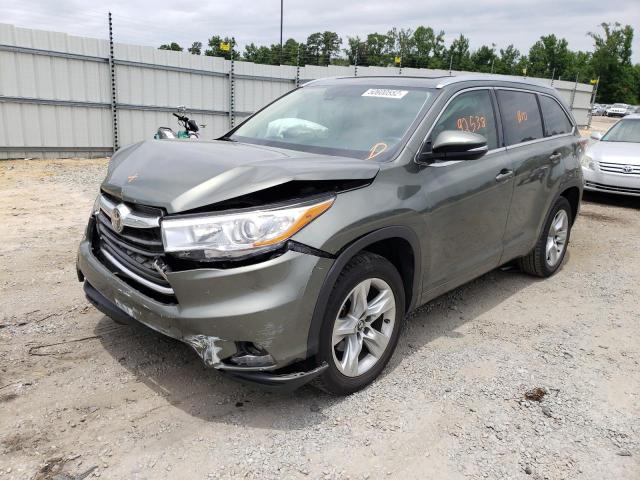 Photo 2 from auction – 2016 TOYOTA HIGHLANDER with VIN 5TDYKRFHXGS175989